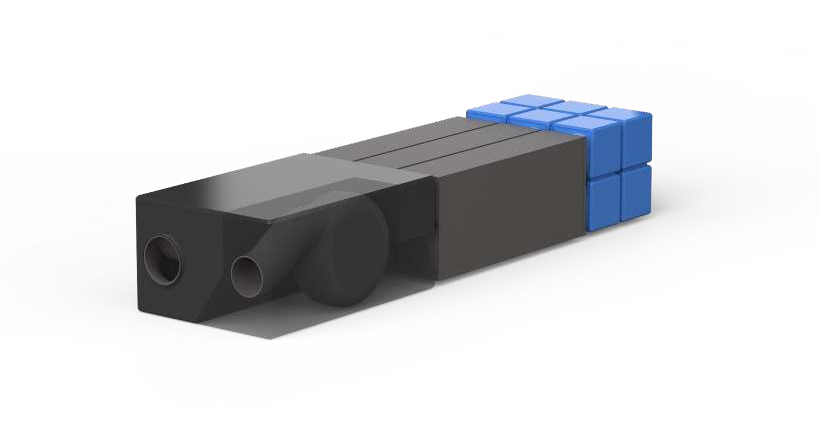 Render of the ICECUBE cooling unit concept